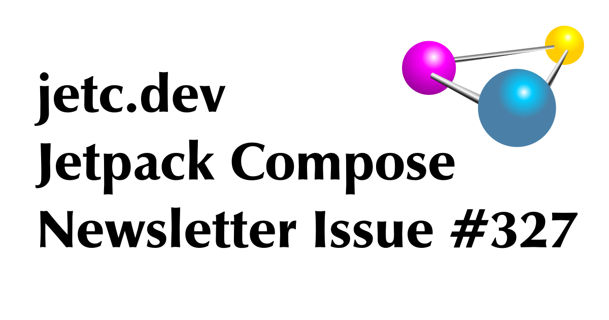 jetc.dev Newsletter Issue #327